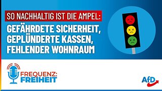 Die Nachhaltigkeit der Ampel: Deutschland wird abgewickelt.Frequenz: Freiheit – Podcast der AfD🙈