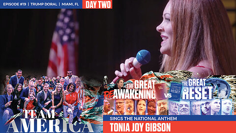 ReAwaken America Tour | Tania Joy Gibson | Sings the National Anthem