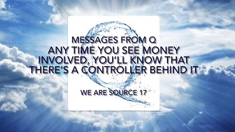 Anytime you see money involved, you’ll know that there is a controller behind it…