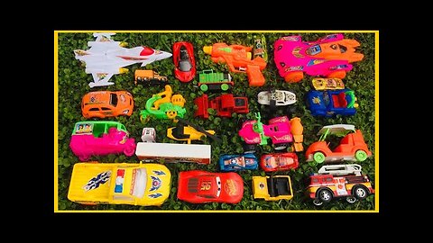 Toys finds on trees hangs_Mobil Car,Auto Rikshaw,Police car,helicopter,JCB,Bulldozer,Fighter jet