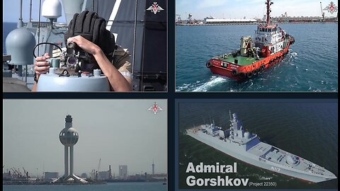 🇷🇺🇸🇦 Frigate Admiral Gorshkov & tanker Kama at the port of Jeddah, the Kingdom of Saudi Arabia