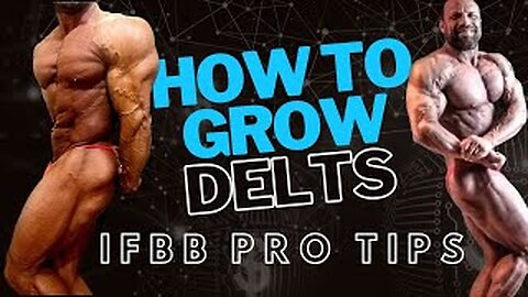 HOW TO GROW: Delts — IFBB PRO Bodybuilder & Medical Doctor's System