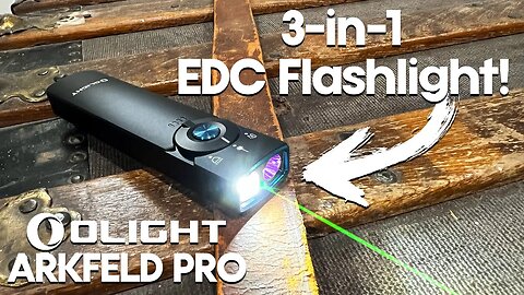 Because 3 lights are BETTER than 1! NEW Olight Arkfeld PRO Review & Beam Test!