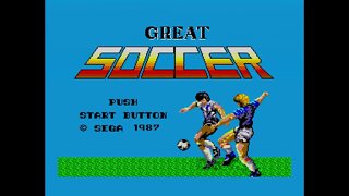 Super Futebol / Great Soccer / World Soccer - Master System - Hardware Original - 1080p/60