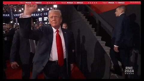 Trump Walks Out To AC/DC Like A Boss At RNC