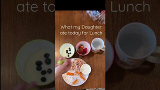What my Daughter ate for Lunch #shorts #shortsvideo #short
