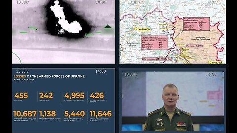 13.07.23 ⚡️Russian Defence Ministry report on the progress of the deNAZIficationMilitaryQperationZ