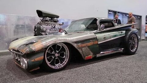 Blown Hulk RATROD El Camino at SEMA 2019