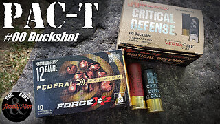 Testing Federal Force X2 and Hornady Critical Defense #00 Buckshot