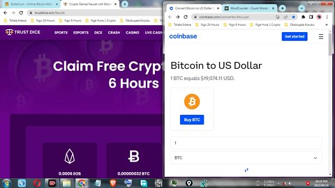 How To Make Money For Free By Claiming 32 Bitcoin Faucet Every 6 Hours At TrustDice Step By Step