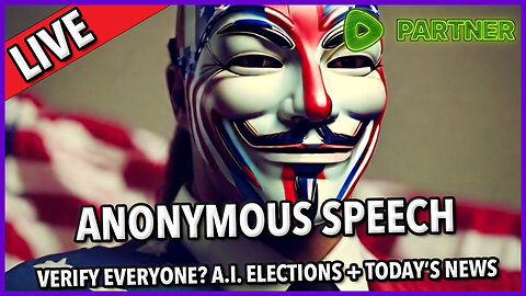 Anonymous Speech Is American As Apple Pie! ☕ 🔥 #anonymous #nikkihaley #ai + Today's News C&N140