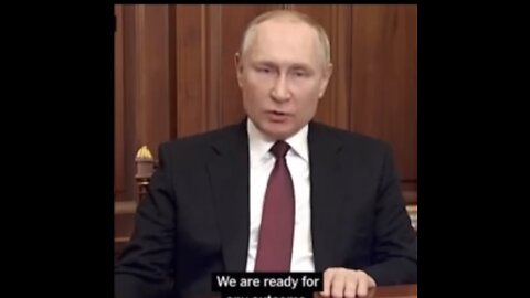 Putin Announces His Invasion Into Ukraine