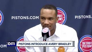 Pistons introduce Avery Bradley