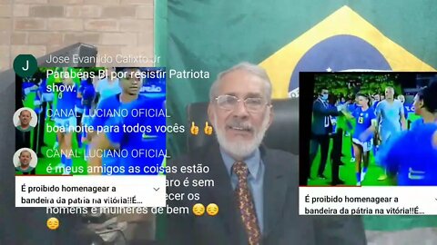 AO VIVO A HORA DA PÁTRIA - PGR, MIN. DA DEF. E BOLSONARO / CORTE E O TSE-SEM BANDEIRA BR-FUI CALADO