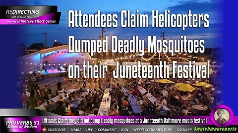 Officials Claim they did not dump Deadly mosquitoes at a Juneteenth Baltimore music festival