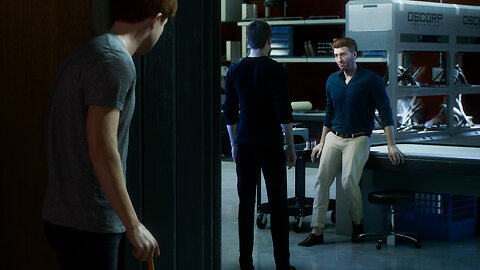 Harry Osborn Eavesdrop On Peter Parker And Norman Osborn