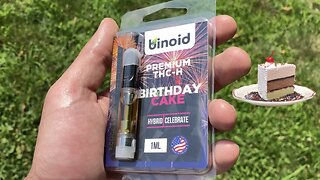 Binoid Premium THC-H Birthday Cake Review