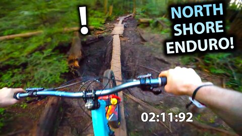 Racing on Wet Skinnies! - North Shore Fiver Enduro