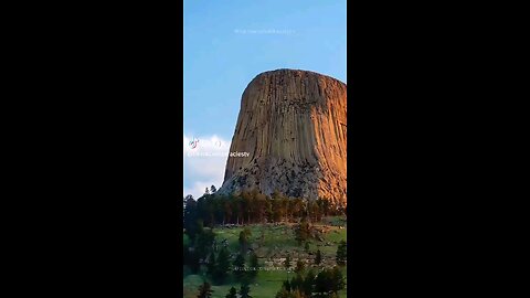 💥BQQQQQQQM💥DEVILS TOWER - NORTH EASTERN WYOMING - GIANT TREE STUMP REVEALED💥🍿🐸🇺🇸