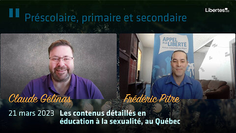 Les contenus détaillés en éducation à la sexualité, au Québec