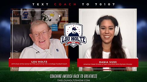 The Lou Holtz Show Season 1 Episode 11 | Dania Vizzi Olympic Athlete #podcast #Paris2024