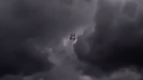 UFO Flying Inside The Clouds Effortlessly With No Visible Propulsion System