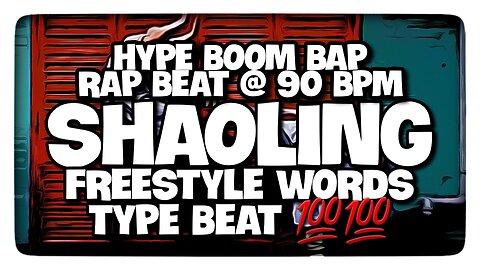 Freestyle Words Type Beat - "Shaoling" | Free Type Beat | Hype Boom Bap Rap Instrumental 2023