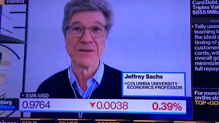 Jeffrey Sachs says he believes the US was behind the destruction of the Nord Stream pipeline
