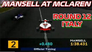 Mansell at McLaren | Round 12: Italian Grand Prix | Formula 1 (PS1)