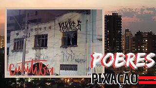 POBRES Fazendo sua Pixação na Janela, Rolê em Curitiba Parana 2009