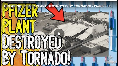 Pfizer plant destroyed by a tornado in North Carolina