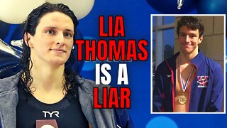 Transgender Swimmer Lia Thomas LIES About Having Competitive Advantage Over Real Women