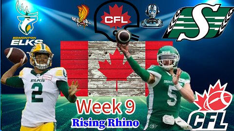 Edmonton Elks vs Saskatchewan Roughriders CFL Week 9 Watch Party and Play by Play