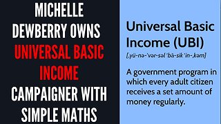 Universal Basic Income Debunked With Simple Mathematics.