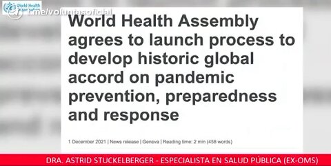 The WHO is trying to sneak this global authoritarian treaty (World Health Assembly)