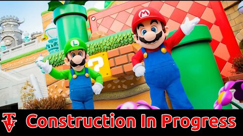Super Nintendo World Construction In Universal Studios - Better Watch out Disney #nintendo