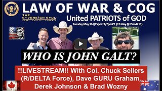 COL RICCARDO BOSI-Derek Johnson-Guru- Trump, QTribunals, COG & LAW of WAR Manual In Effect!.