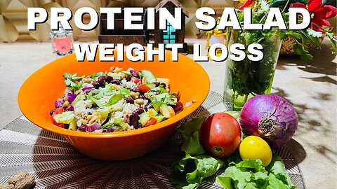 Power-Packed Protein Salad: Your Ultimate High-Protein, Low-Fat Recipe for Weight Loss Success