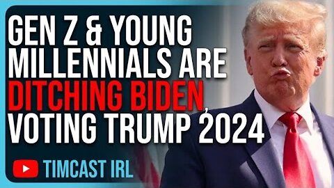 GEN Z & YOUNG MILLENNIALS ARE DITCHING BIDEN, VOTING TRUMP 2024