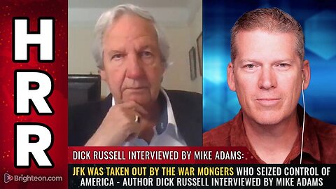 JFK was taken out by the WAR MONGERS who seized control of America - Author Dick Russell interview