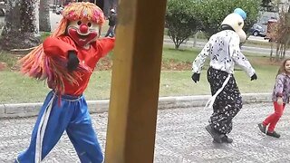 SUPER NINJAS, FOFÃO, CHAVES E O MÁSKARA DANÇANDO NA CARRETA DA ALEGRIA, LIKE 4