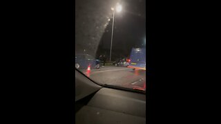 Accident on motorway M6