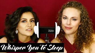 ASMR 😴 3Dio Sleep Triggers, Ultra Relaxing, Soft Whispers, Binaural (Corrina & Courtney)