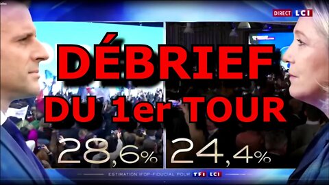 DÉBRIEF DU 1er TOUR DES ÉLECTIONS PRESIDIENTIELLE