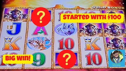 Huge Buffalo Gold Slot Win! Slot Wins With Loud & Local