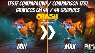 Teste Comparativo: Crash Bandicoot 4 (PC) | Gráficos do Mínimo ao Máximo (N. Sane) - 4K 60fps