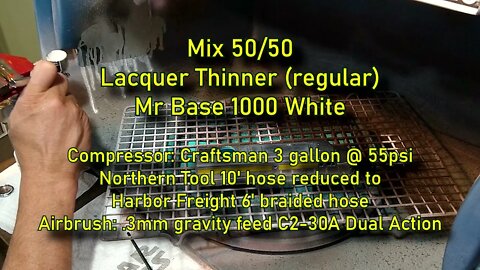 Mr Base 1000 White from airbrush vs. ALCO FA diecast part 6