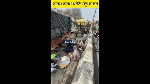 ਸੰਭੂ ਬਾਡਰ ਤੇ ਗਰਮ ਗਰਮ ਪਰੋਠੇ #TikriBorder #KisanAndolan #FarmersProtest #shambhuborder #gaggisidhuz