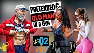 CRAZY OLD MAN shocks GIRLS in the gym Prank | Aesthetics in Public #rumble