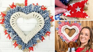 DIY Patriotic Pup Lovers Wreath - 4th of July Wreath